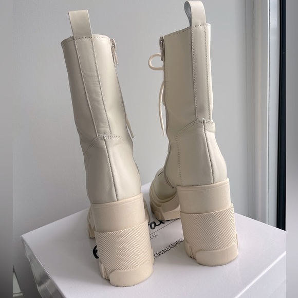 Parksville Beige Leather Boots (Made in Italy) - Picture 6 of 11